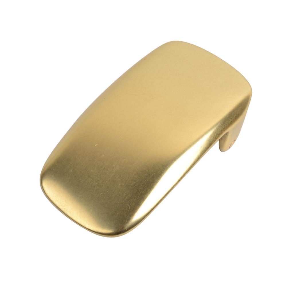 WUTA Vintage Solid Brass Oval Belt Buckle Plained Men Buckle Heavy Duty