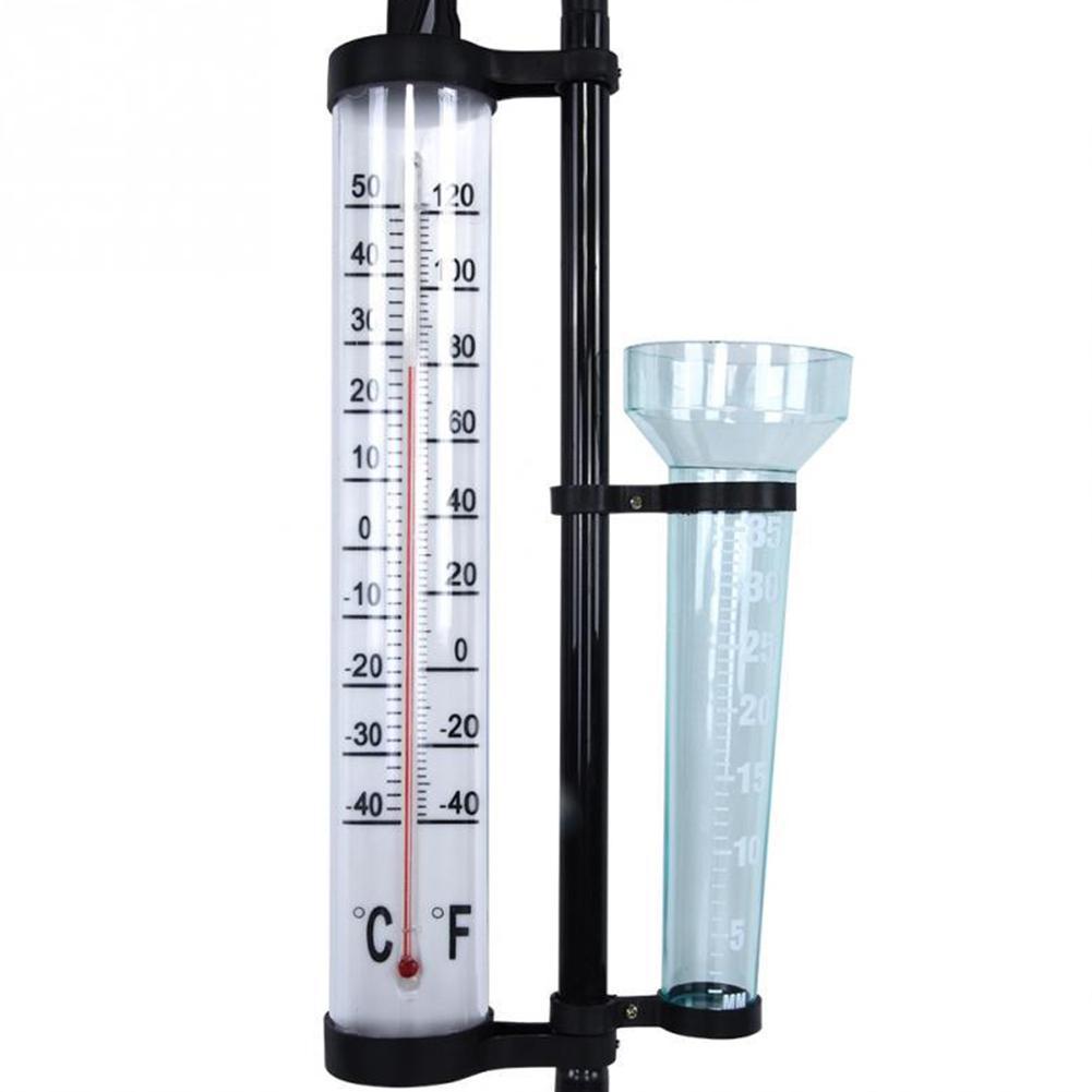Garden Thermometer Rain Gauge Wind Indicator Weather Station Measurer