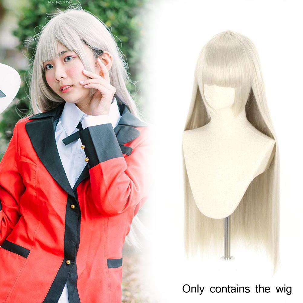 Anime Kakegurui Compulsive Gambler Runa Yomozuki Hair Cosplay Performance New Ebay