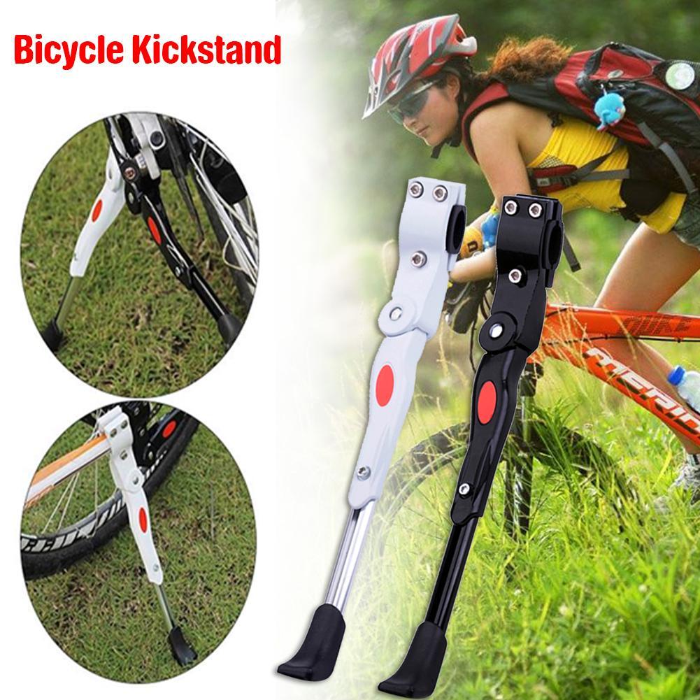 Mountain Bike Bicycle Cycle Kick Stand Adjustable Rubber New Heavy Duty Foo H7V3