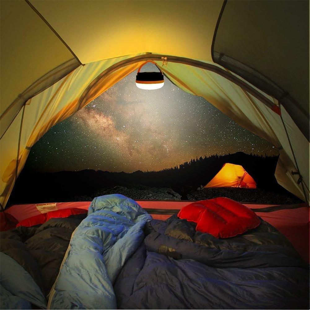 Portable LED Camping Tent Light Hanging Lantern Waterproof Hiking