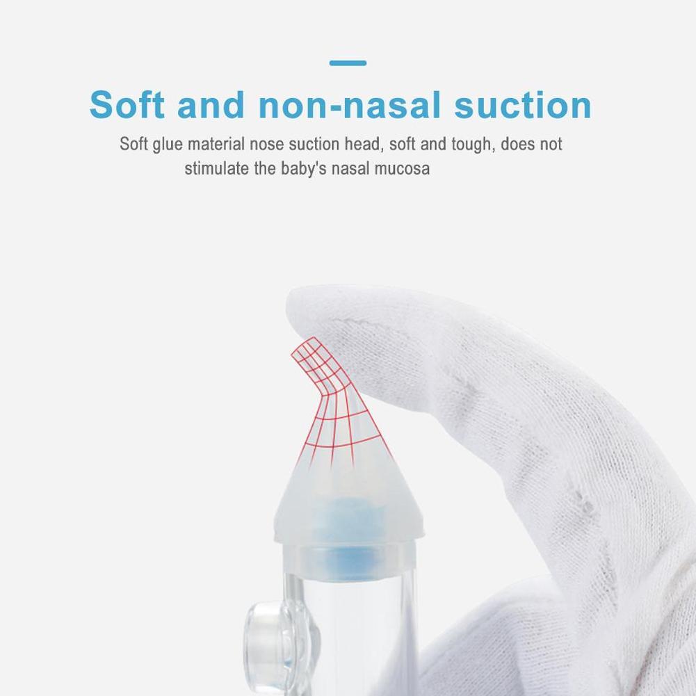 Manual Silicone Nasal Aspirator Nasal Suction Pump Baby