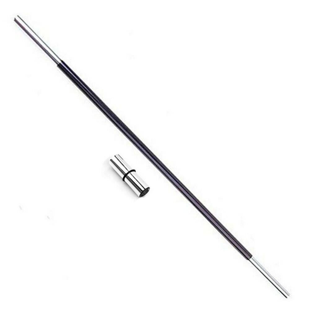 silver Portable Magic Pocket Staff Steel Metal Outdoor Sport Magical Wand 1.1M
