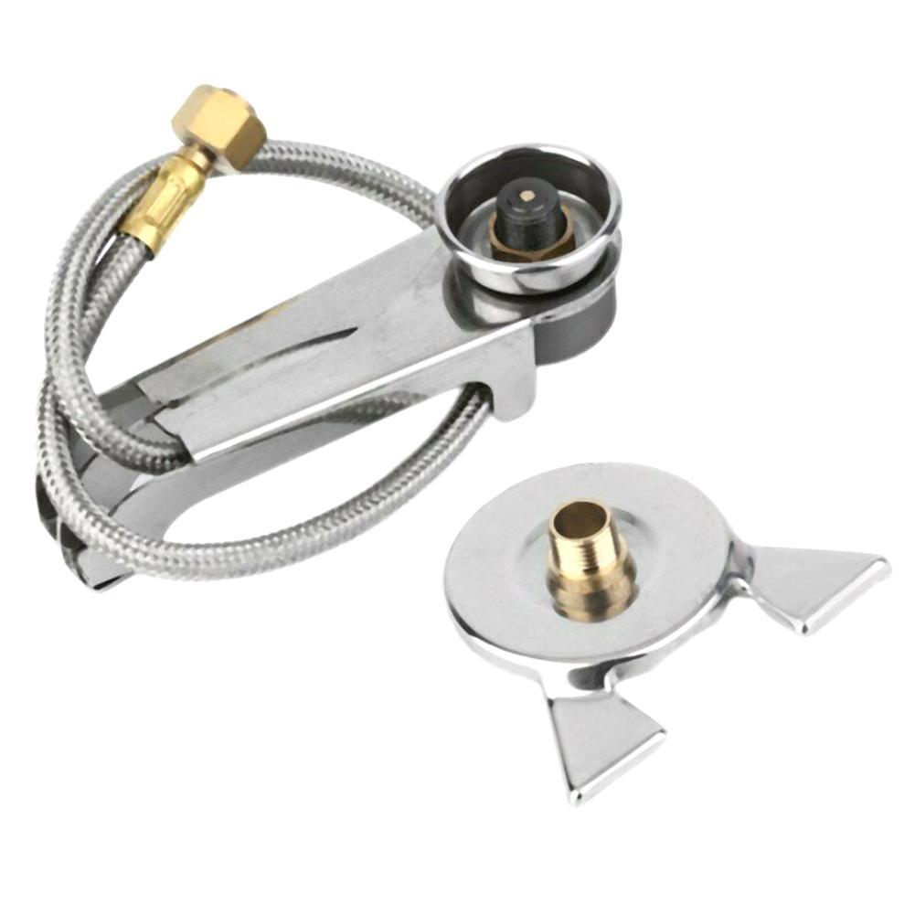 Picknick Camping Herd Brenner Split Converter Anschluss Gas Tank Adapter GL M2H9