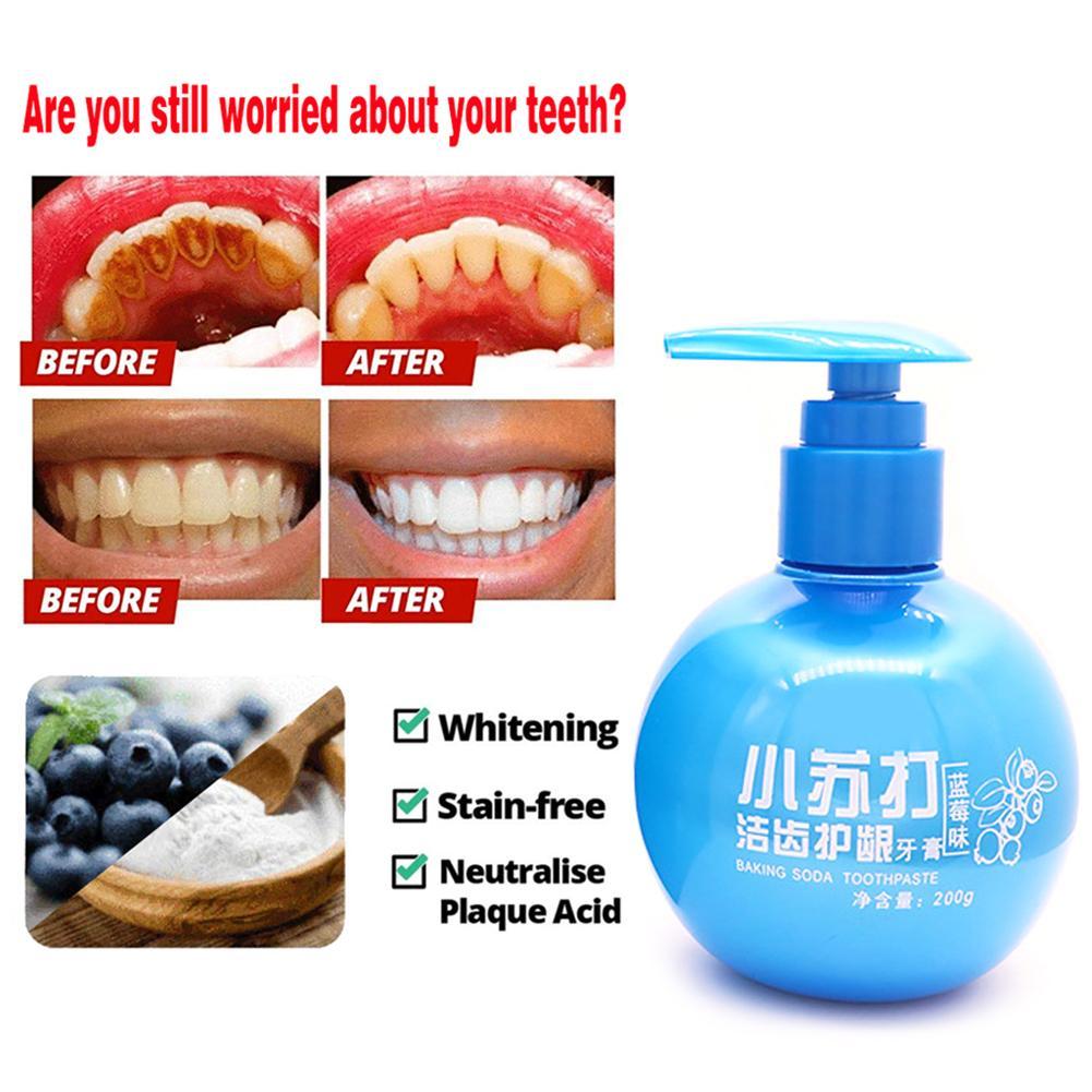 Instant Clean Baking Soda Stain Removal Whitening Toothpaste Fight Instant Clean Baking Soda Stain Removal