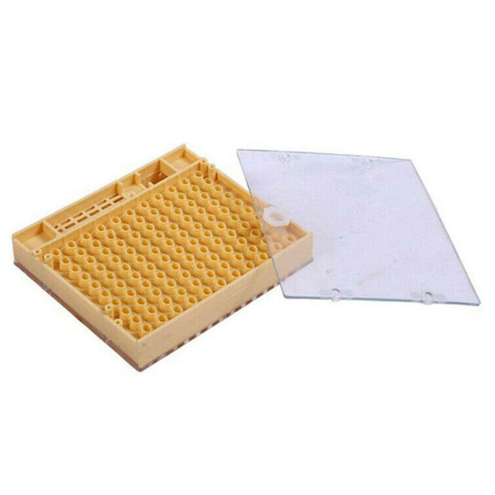 131pcs Bee Queen Rearing Cupkit Box System Beekeeping Kit Cell Cup Cage I8A1