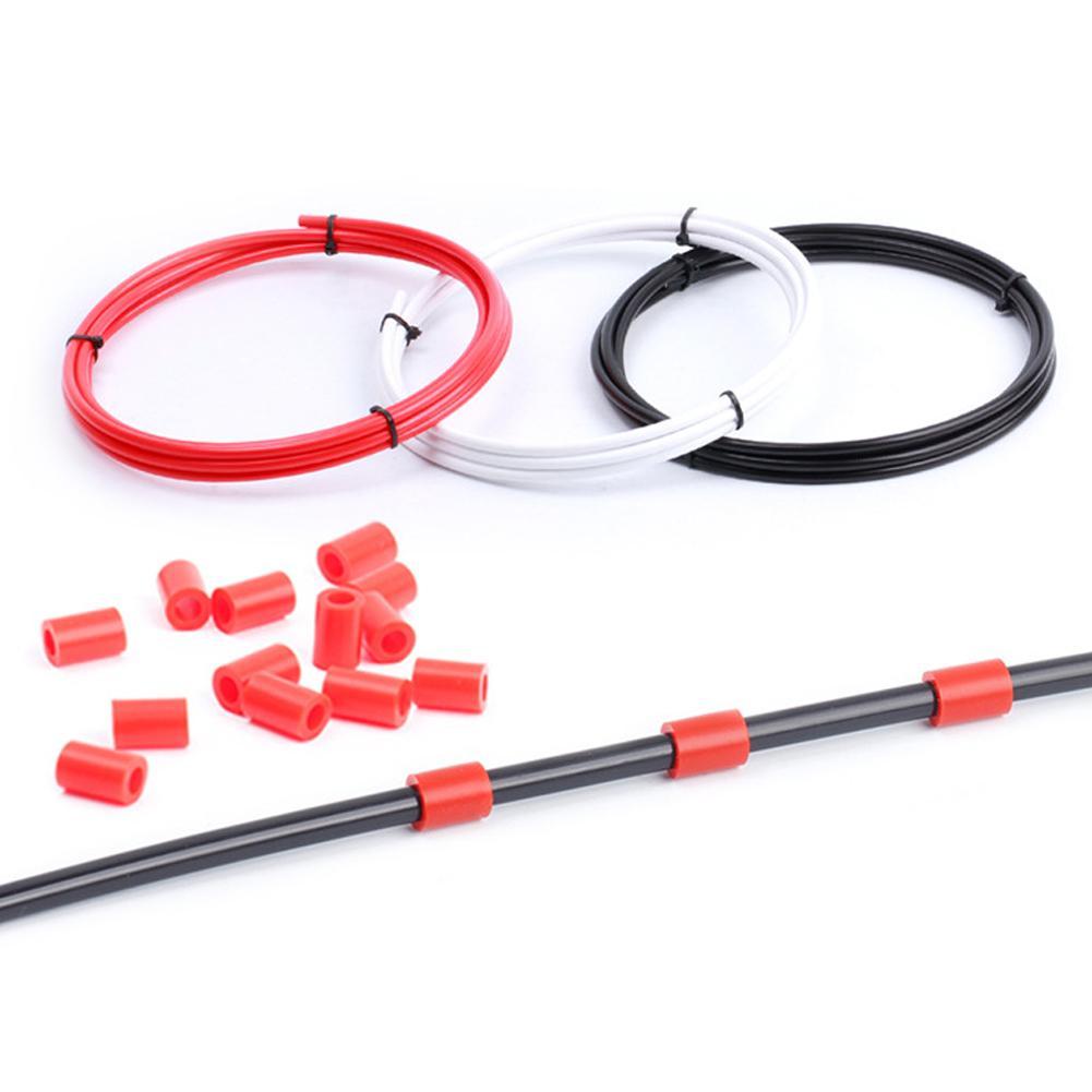 Bicycle Brake Cable End Caps Al Alloy Bike Shifter 50 Pcs//set Cable Tips In N3E3