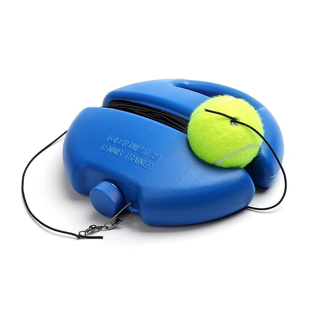 Single Tennis Trainer Training Tool Practice Rebound Balls Back Base