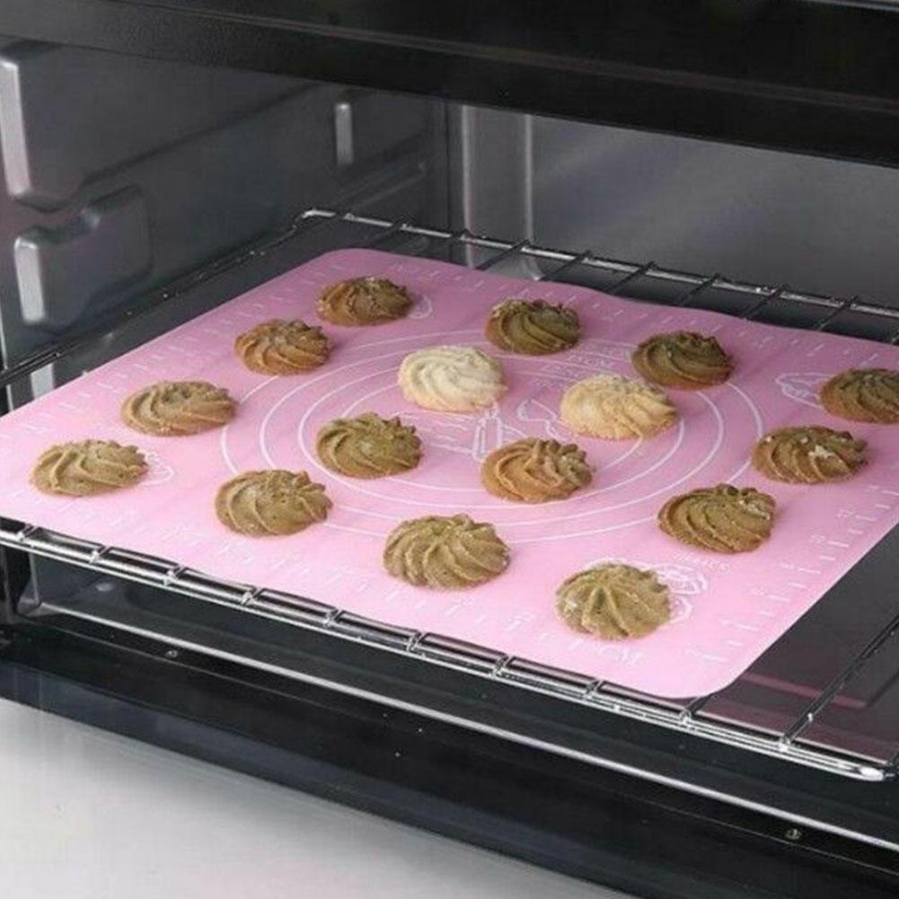 Silicone Nonstick Cut Baking Mat Fondant Pastry Mat Tools Cooking Kitchen T4L4