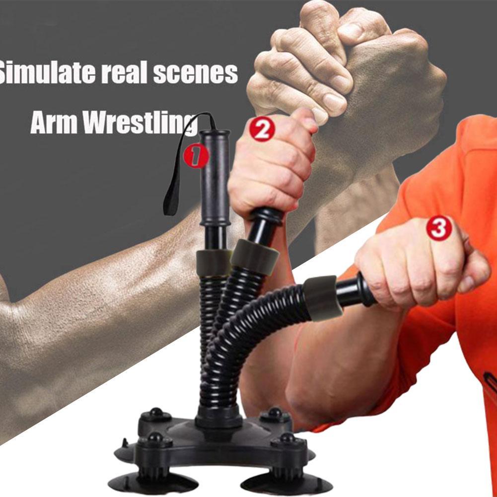 Arm Wrestling Exerciser Power Wrist Trainer Forearm Grip Strength