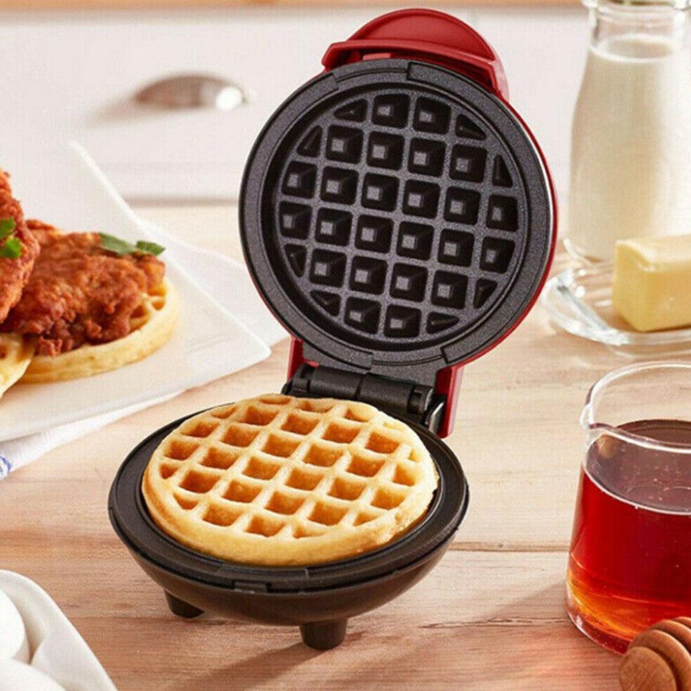 Mini Dual Non-stick Surfaces Waffle Pancake Maker Kitchen Cake Baking ...