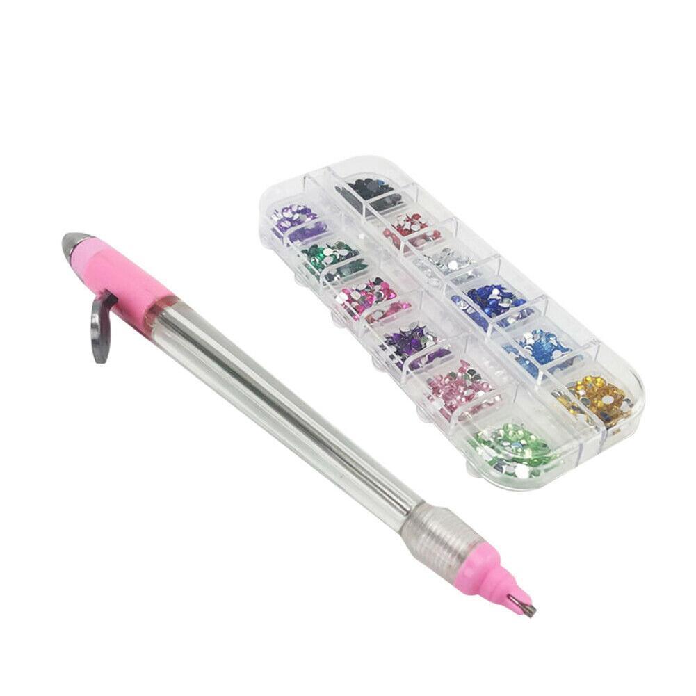 5D Diamond Painting Pen & 2000 Crystals Kit Embroidery Accessories DIY