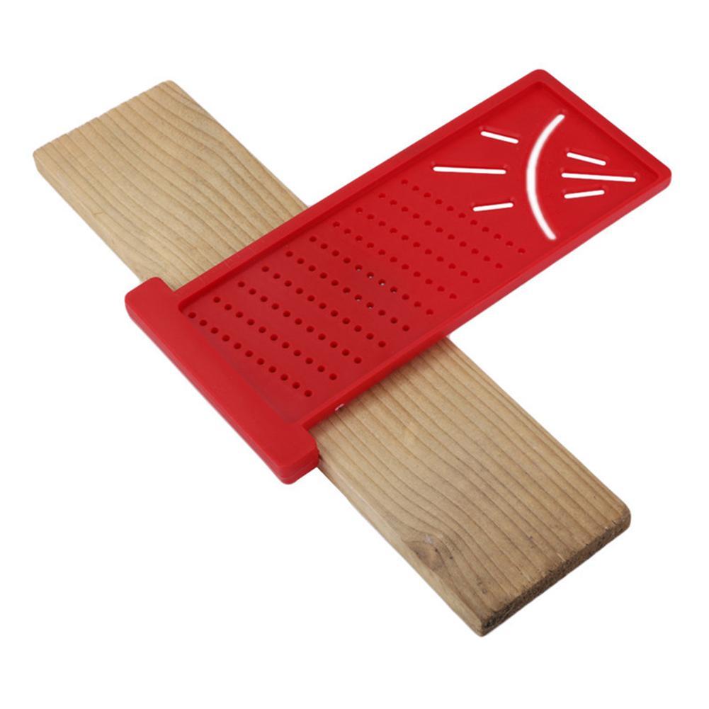 Red Woodworking Ruler 3D Mitre Angle Measuring Gauge 