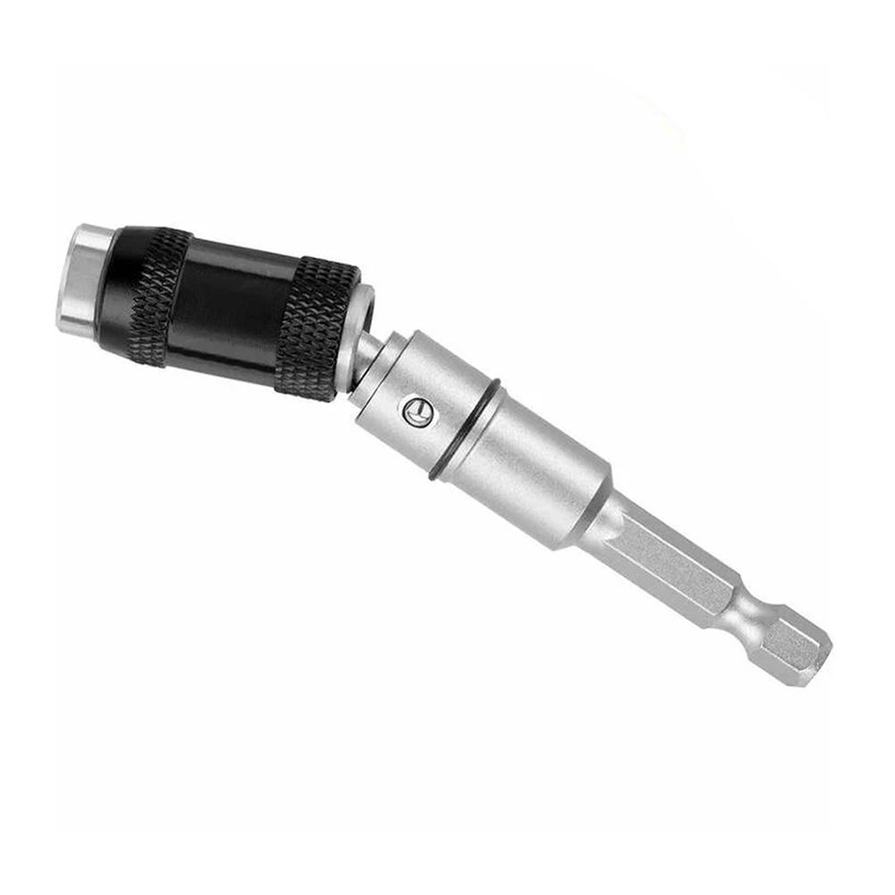 Steel Impact Magnetic Pivoting Bit Tip Holder Swivel Screw Drill Accessory Bits