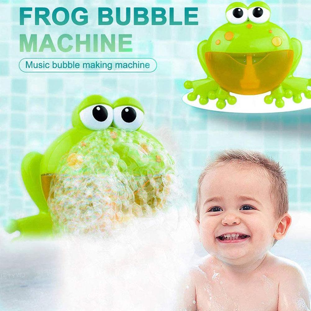 frog bubble machine bath