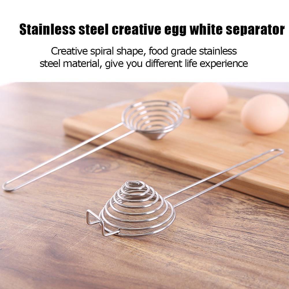 Stainless Steel Egg Yolk Separator Divider Cooking Kitchen Tool Sweet E4N3