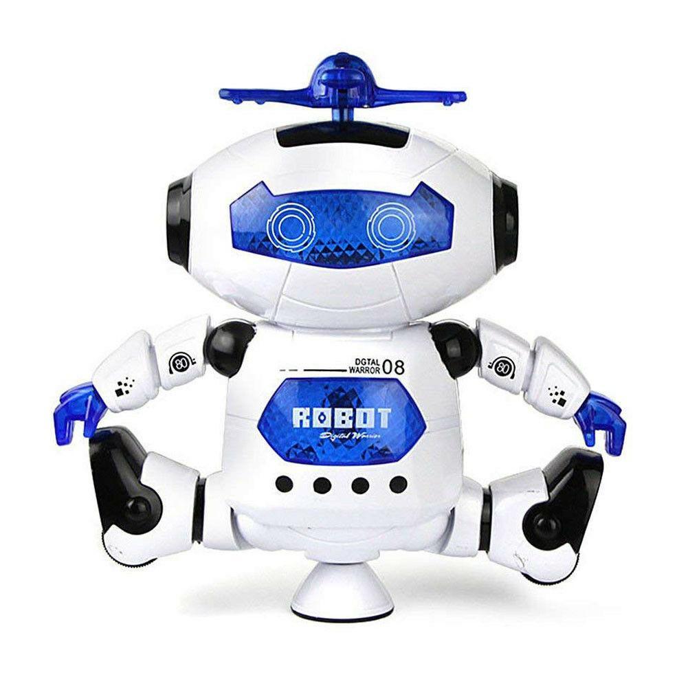 Spielzeug für Jungen Roboter Kinder Kleinkind Roboter Musikspielzeug Tanzen O7E6
