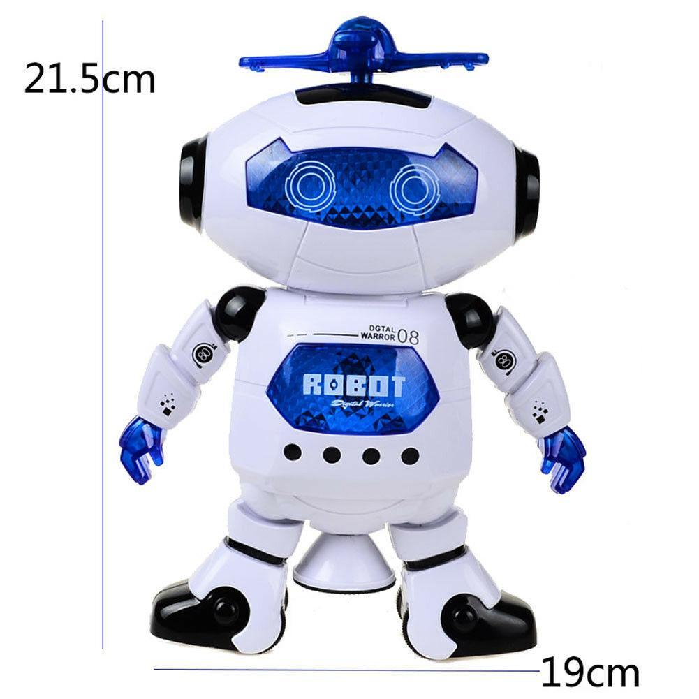 Spielzeug für Jungen Roboter Kinder Kleinkind Roboter Musikspielzeug Tanzen O7E6
