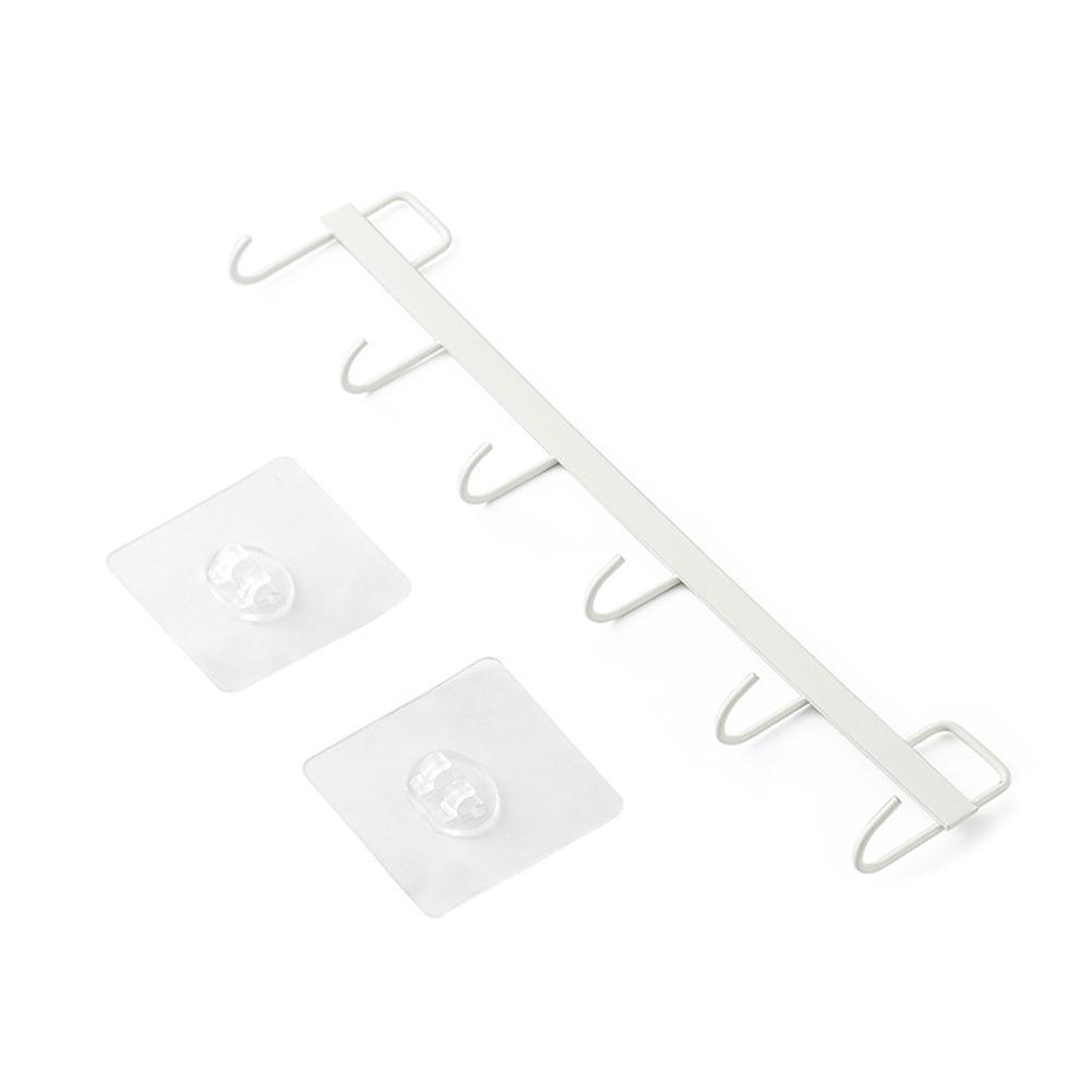 Küchenregal mit 6 Haken Wandhalterung Utensilienhalter | eBay