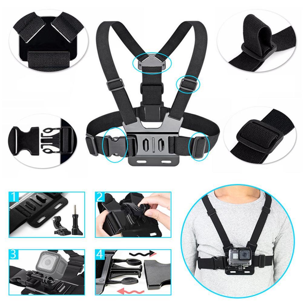 Adjustable Chest Belt Body Camera Strap Mount Harness | eBay