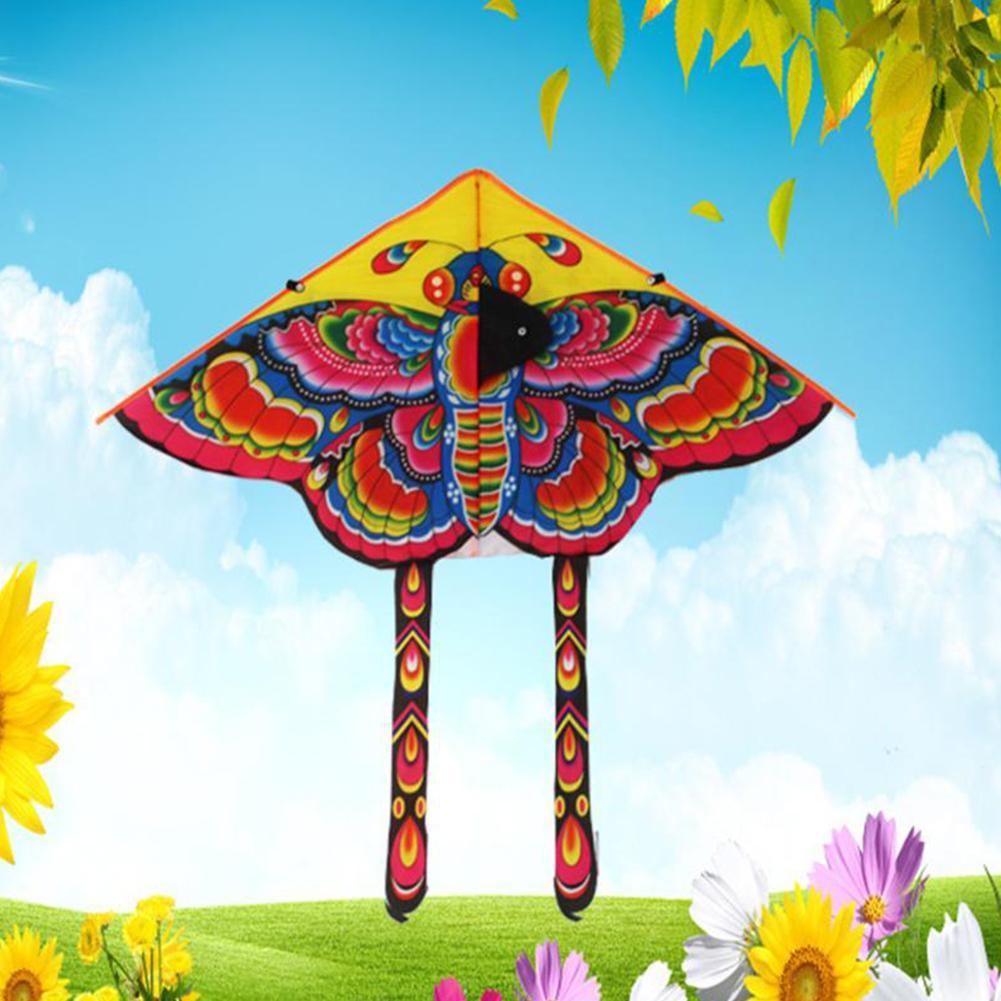 Butterfly Flying Kite with Winder Board String Outdoor Children Toy Game K5I6