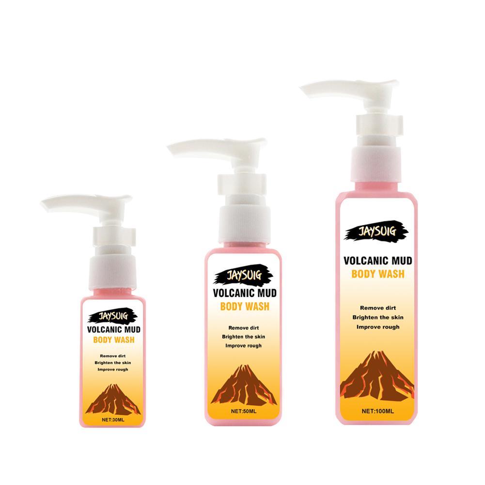 Volcanic Mud Shower Gel Whole Body Wash Fast Whitening Deep Clean