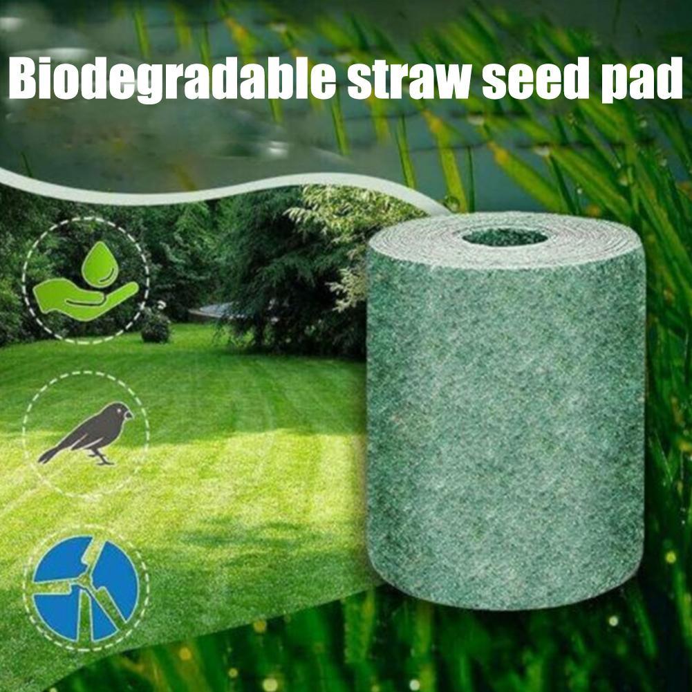 10m*0.2cm Large Biodegradable Grass Seed Mat Fertilizer Garden Outdoor