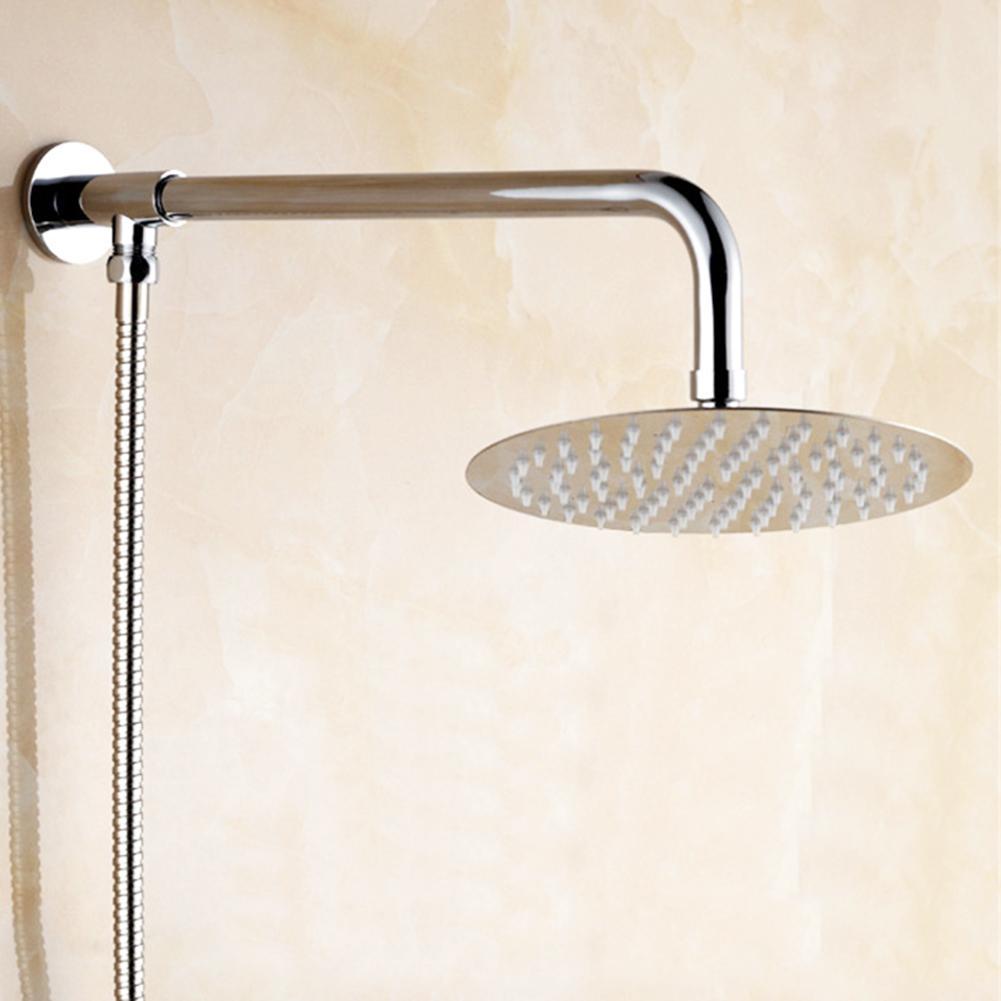 1 Pcs Steel Shower Arm Wall Mounted Shower Arm Bracket Extension Tube