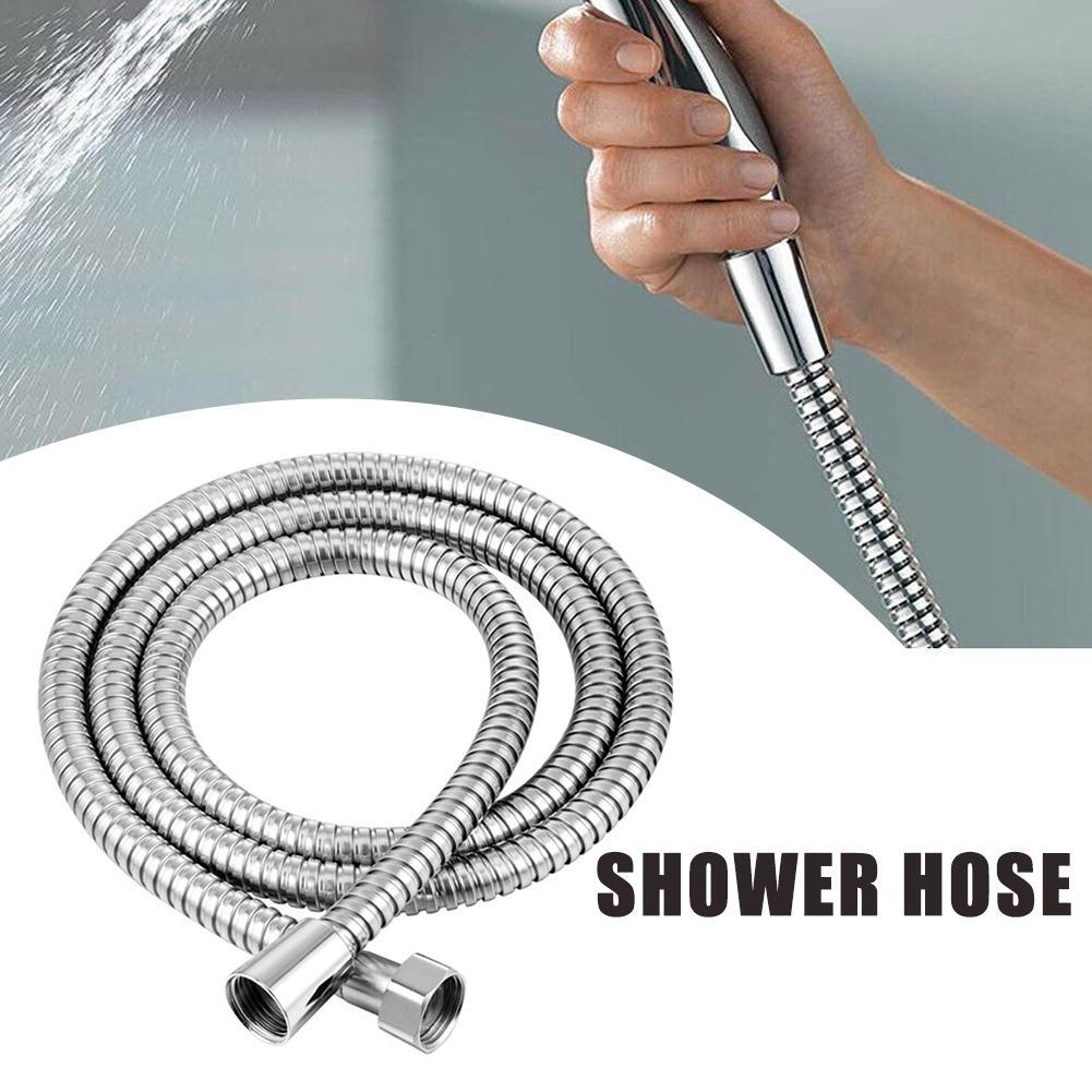 Ft Shower Head Hose Handheld Extra Long Stainless For Bathroom