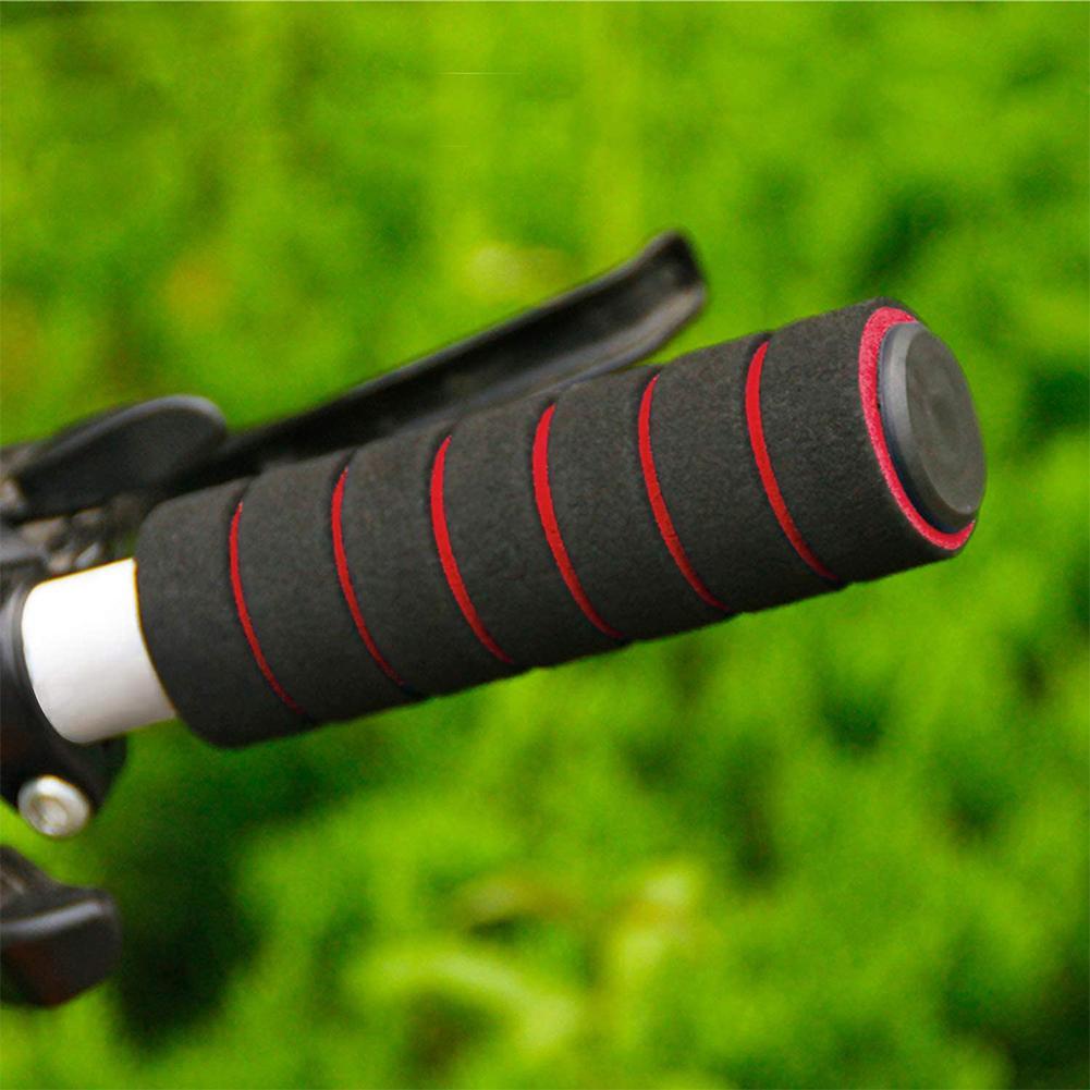 BMX MTB Bike Mountain Bicycle Soft Grips Rubber Bar S9K4 Ni End I4C3