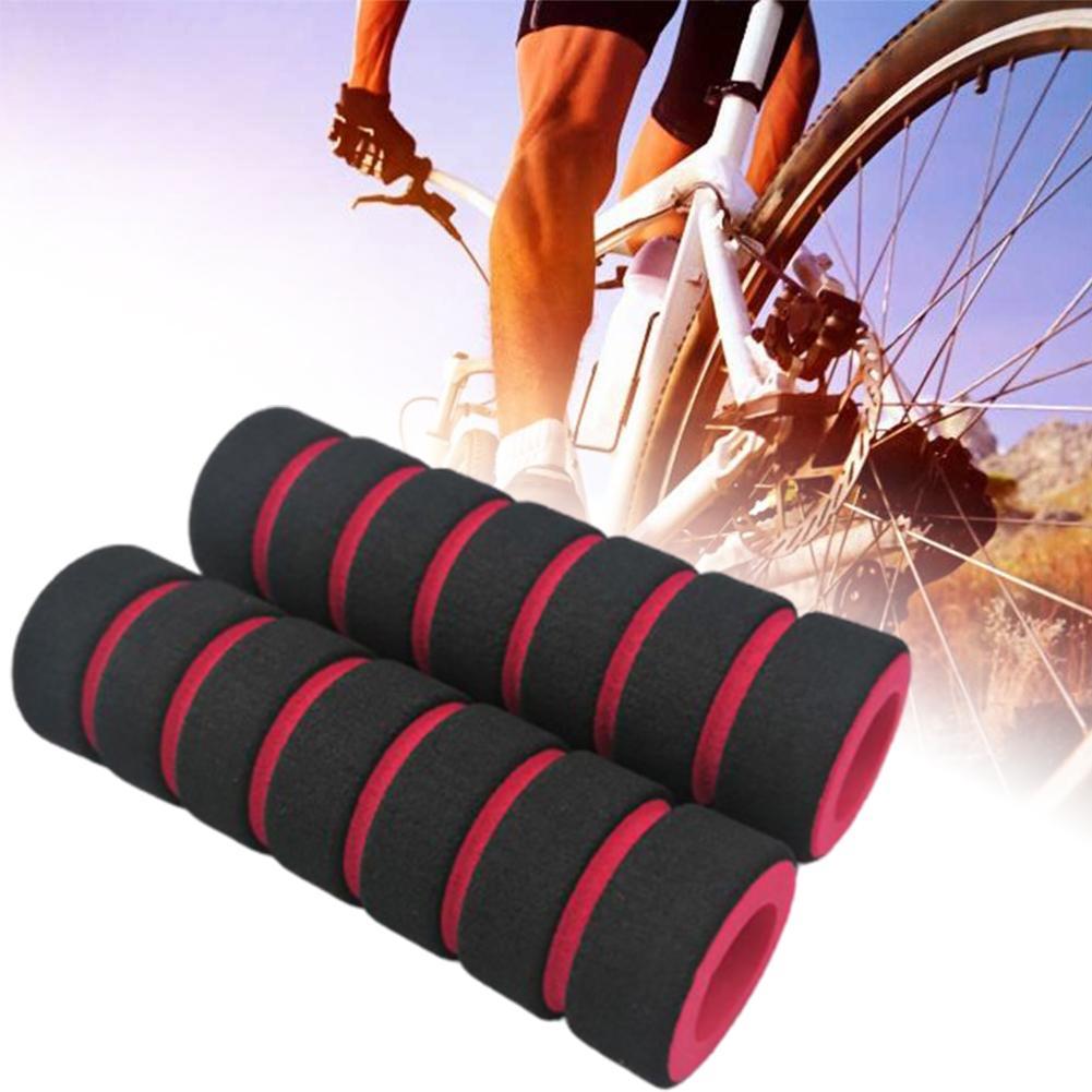 1Pair Sponge Foam Bicycle Handle Bar Grip Cover For Yellow Mountain Road N1G5