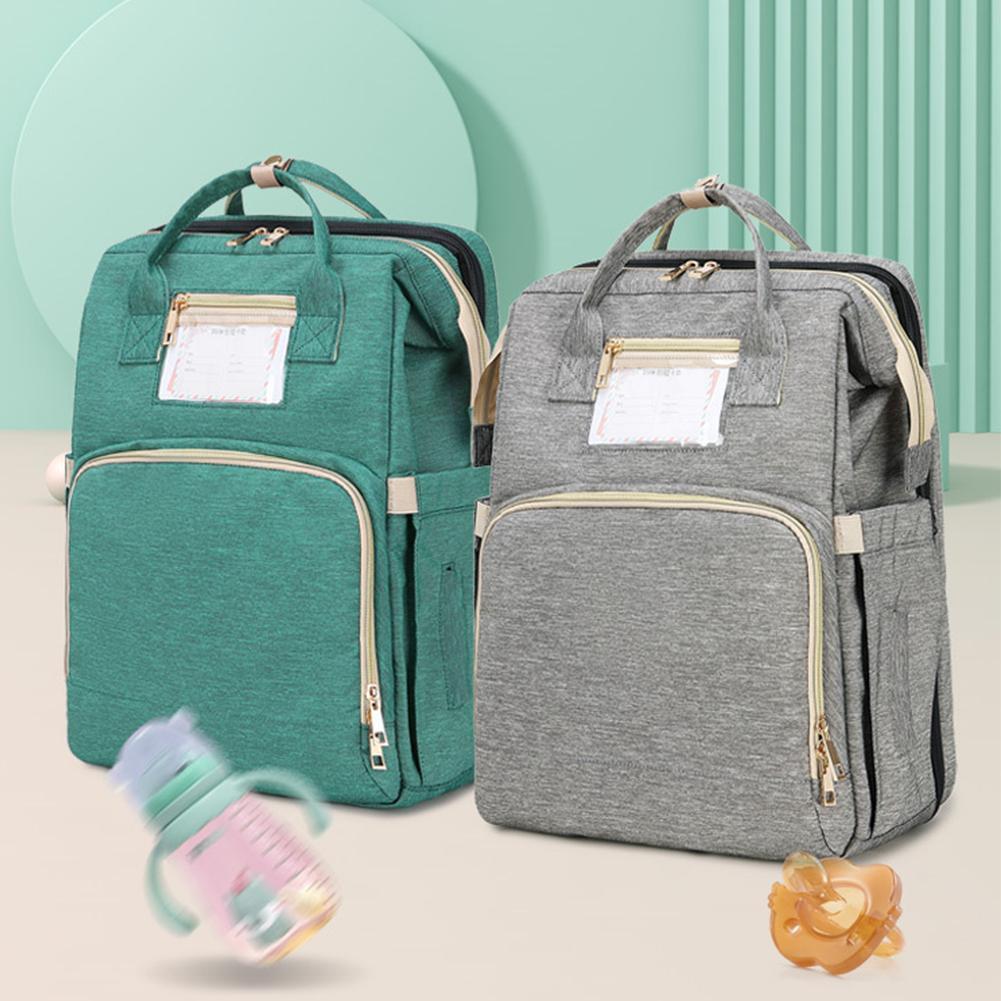 Cuna de Viaje Infantil Cama METBOM Cama de beb/é Mochila 4 en 1 Multifuncional beb/é Cuna de Viaje Nido de beb/é con colch/ón Cama de beb/é port/átil mam/á Bolsa Mochila f/ácil de Llevar,Gris