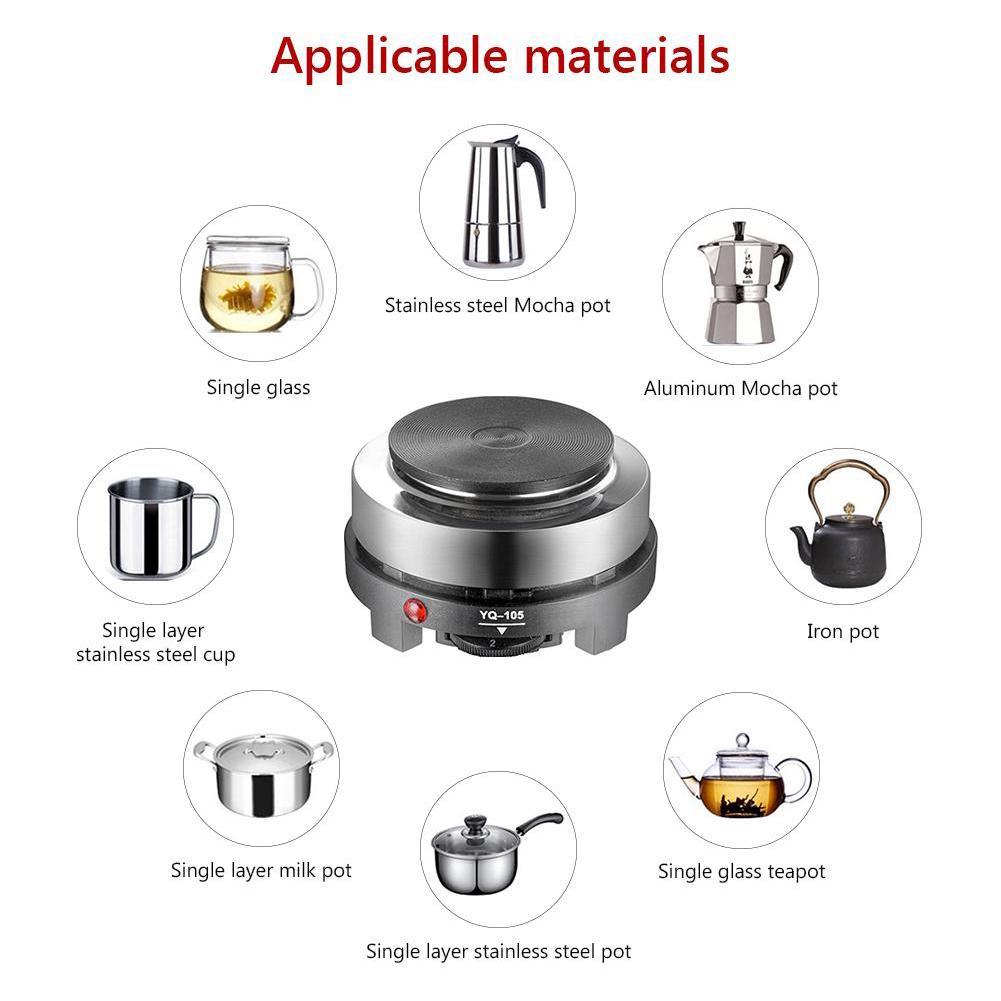 220V 500W Mini Electric Stoves Plate Multifunction Portable Kitchen