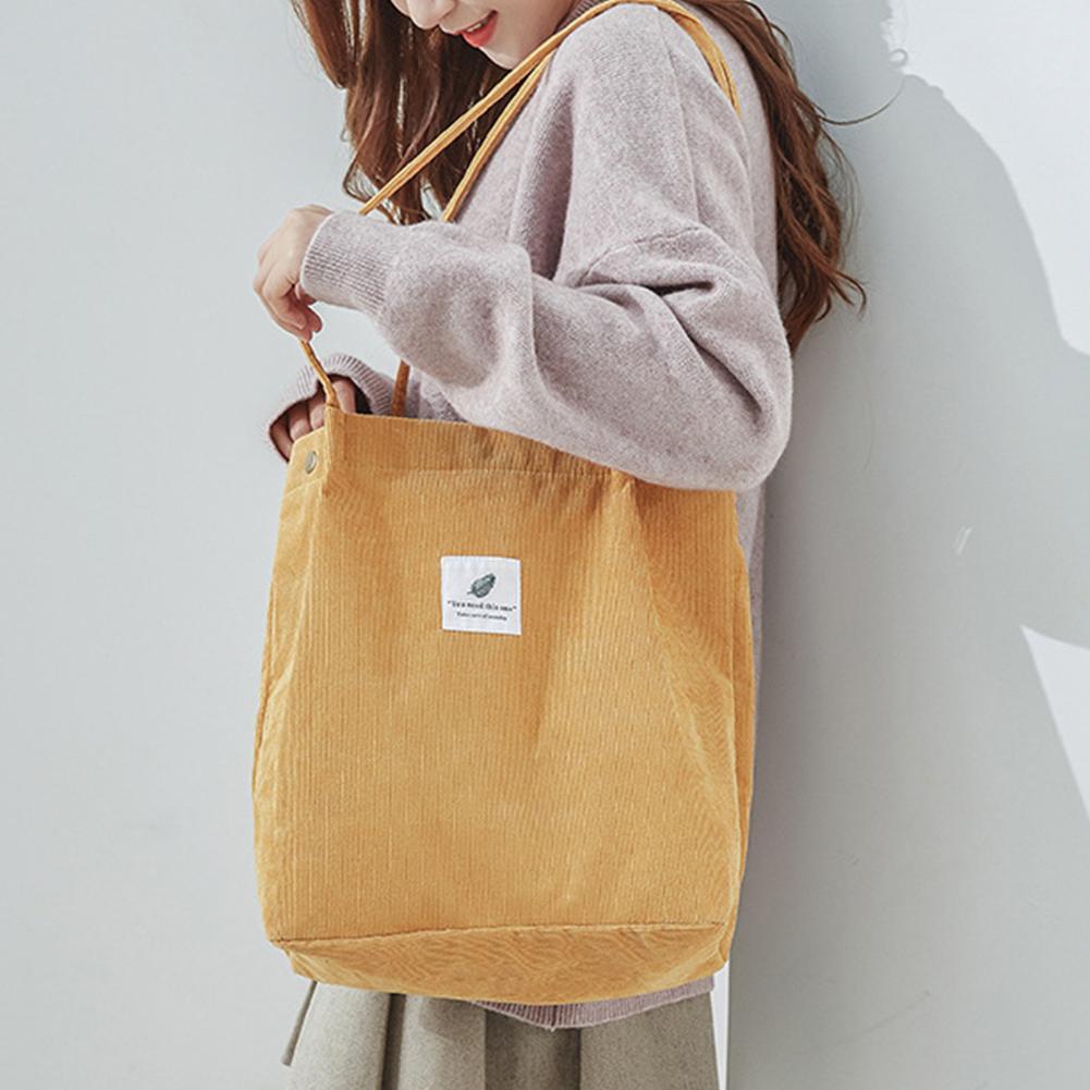 corduroy canvas bag