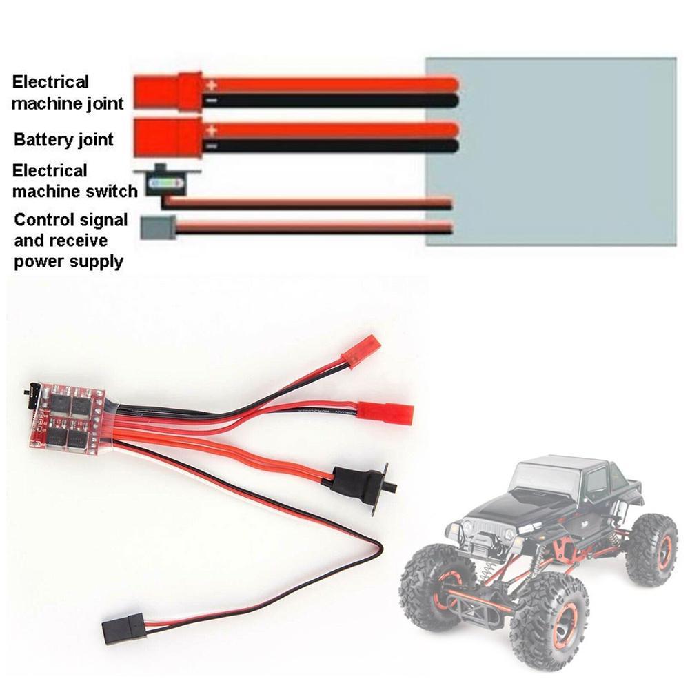 20A/30A RC ESC Brush Motor Speed Controller w/Brake Boat Car Tank For RC us.* 