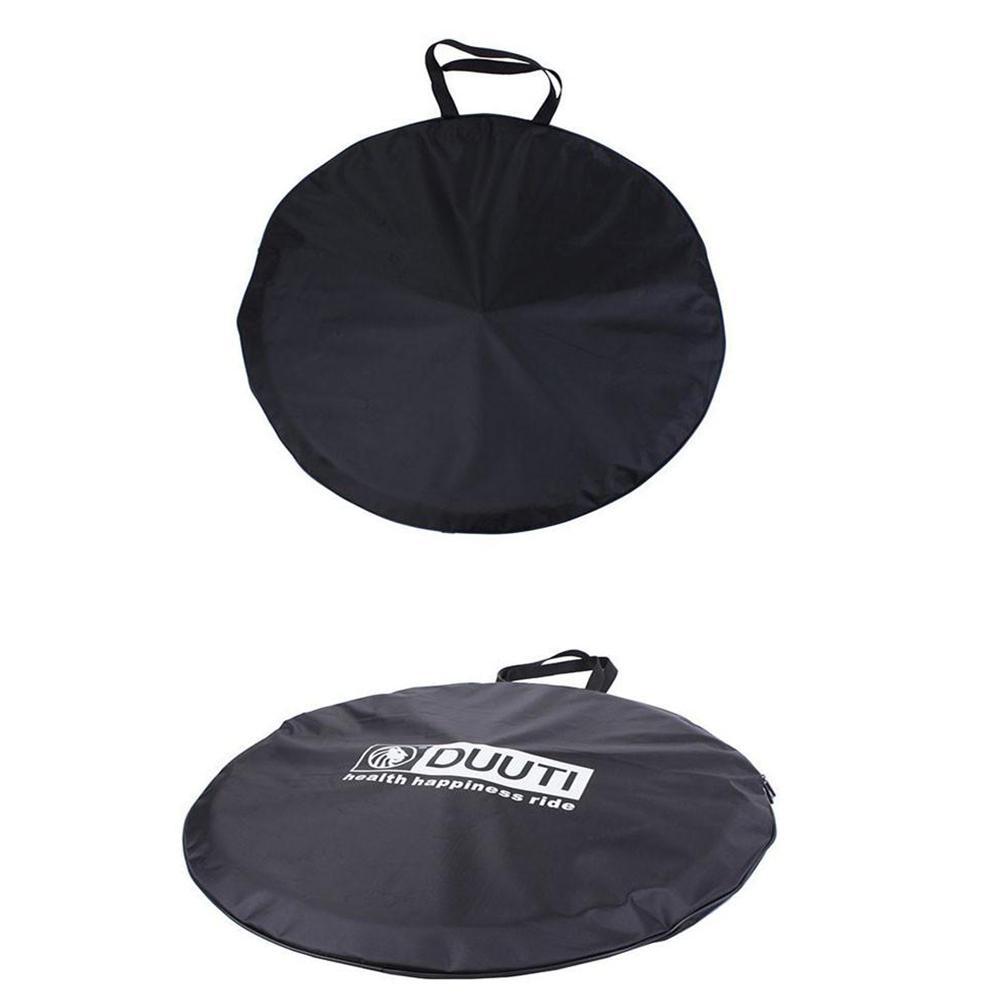Sac De Roue De Vélo Pliable - Housse De Protection Transport 26 Pouces Nylon Noir
