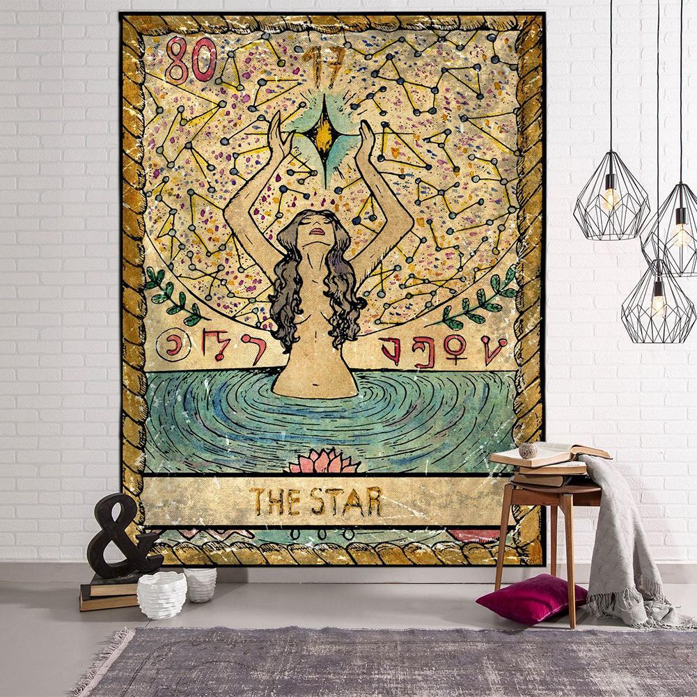 Digital Printing Tarot Landscape Background Beach Towel Hanging Wall Tapestry