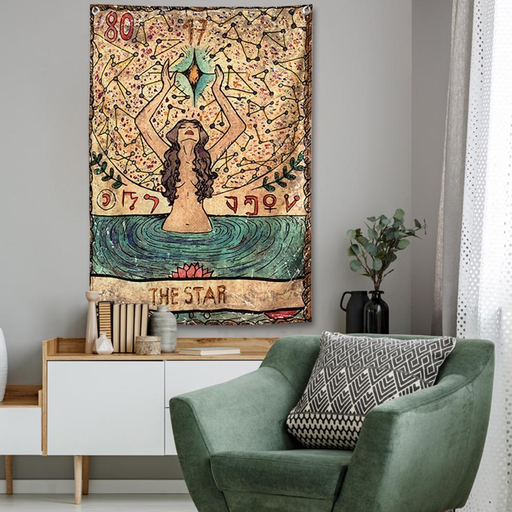 Digital Printing Tarot Landscape Background Beach Towel Hanging Wall Tapestry