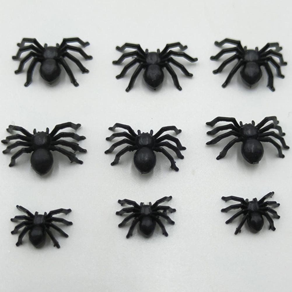 Plastic Simulation Spiders Toy Joke Scream Toy Decor Creative Halloween ...