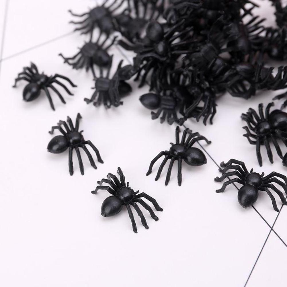 Plastic Simulation Spiders Toy Joke Scream Toy Decor Creative Halloween ...