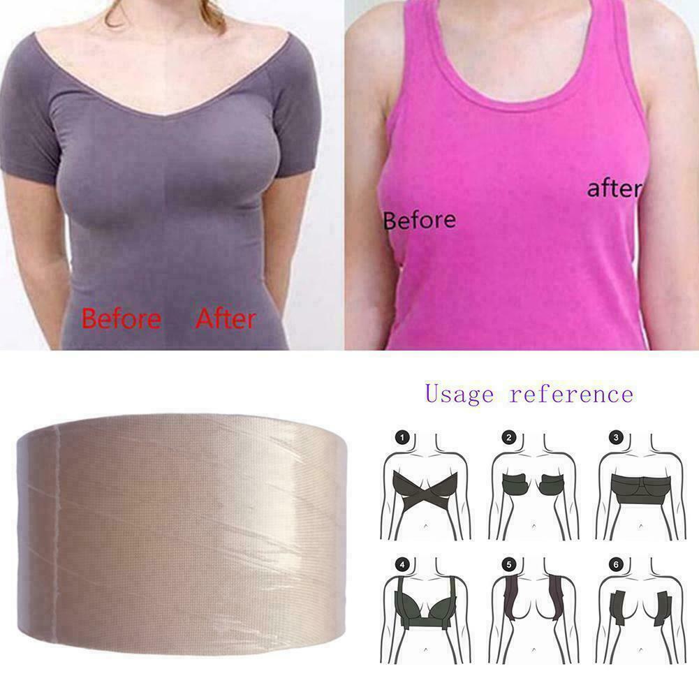 Women Invisible Breast Lift Tape Silicone Bra Nipple Cover Sagging