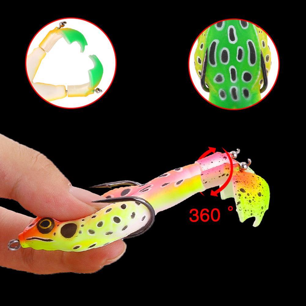 double propeller frog soft bait
