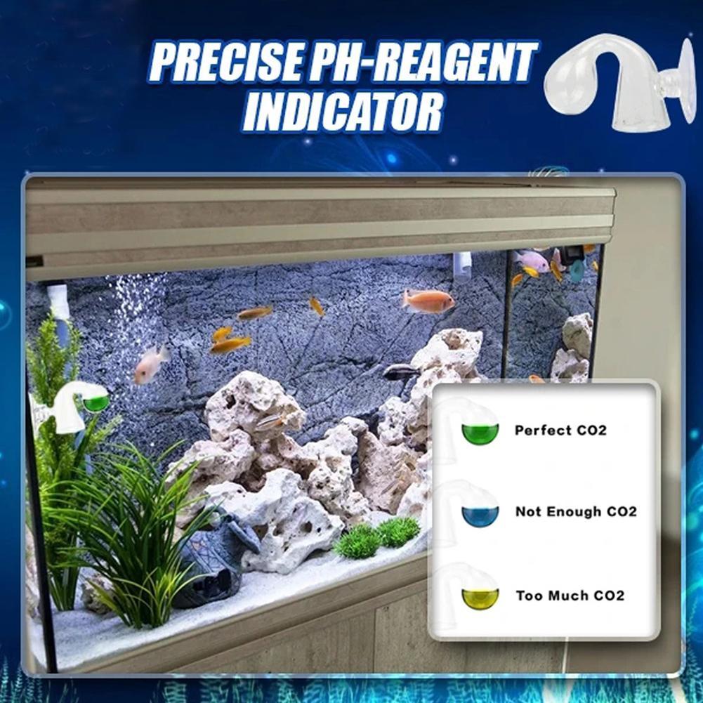 Co2 玻璃drop 检查程序 水族馆实时解决方案液体指示器 Ebay