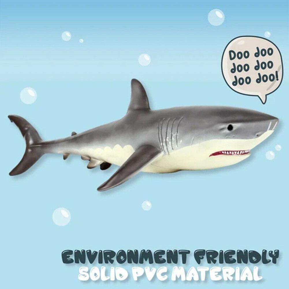 New Lifelike Shark Shaped Toy Realistic Motion Simulation Toy I1Q2 H Gift Q2H0