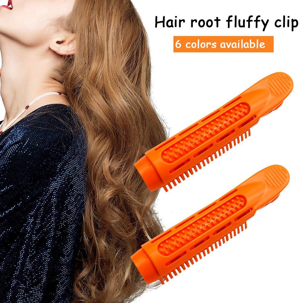 2Pcs Volumizing Hair Root Clips Curler Roller Wave Fluffy Clip Styling