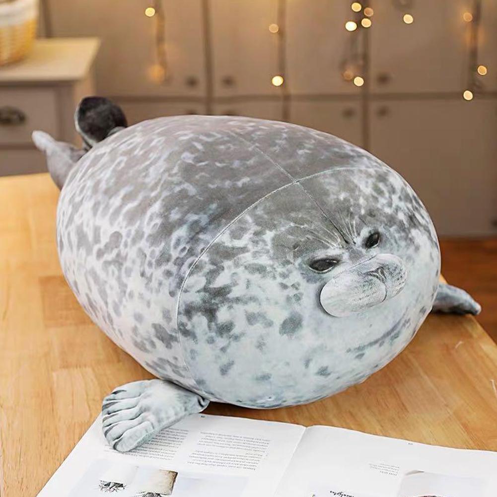 angry seal pillow