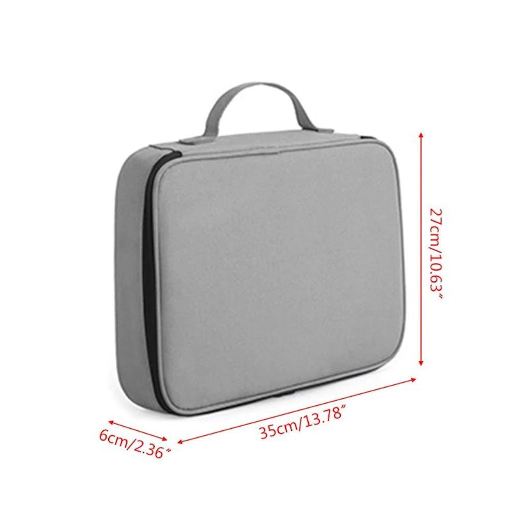 Portable Document Bag Storage Bag Multi-layer Travel Waterproof Storage ...