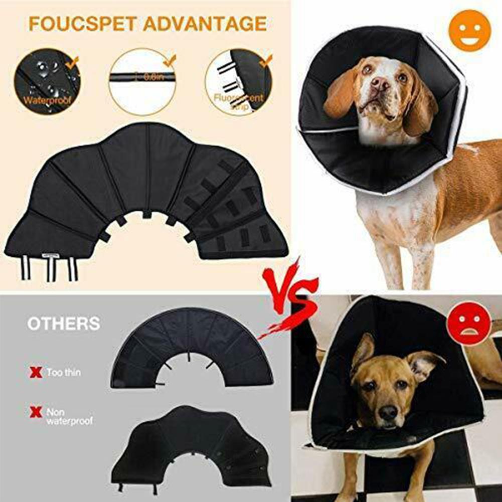 Soft Pet Dog Cone Collar Comfy Pet Recovery E Collar For After Surgery ...