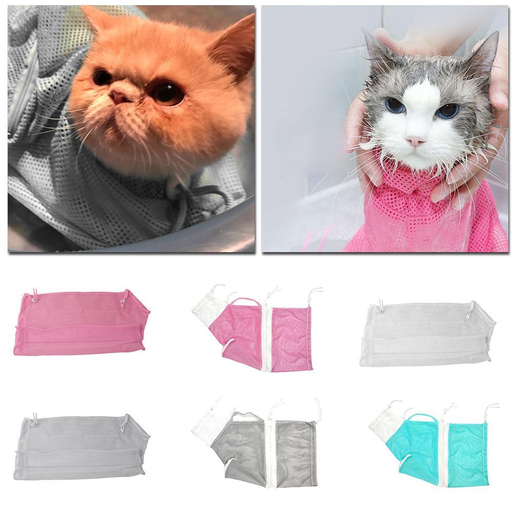 mesh cat grooming bag