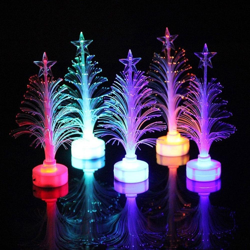 Mini Color Changing Christmas Xmas Tree LED Light Lamp Home Party